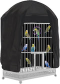 Penn-Plax Bird-Life Universal Fit Birdcage Cover – Machine Washable & Breathable Fabric – Black Color – Large Size