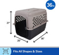 Petmate Vari Dog Kennel - Portable Dog Carriers & Crates for Medium Dogs, Airline-Friendly, Durable Plastic, Pet Carrier