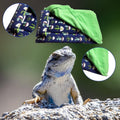 Bearded Dragon Bed with Pillow Lizard Sleeping Bag Blanket Soft Warm Hideout Terrariums Accessories for Reptile Lizard B