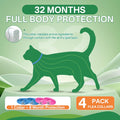 Puyrzoe Flea Collar for Cats 4 Pack, Natural Cat Flea Prevention Collar