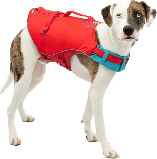Kurgo Surf n' Turf Life Jacket, Chili Red, Medium