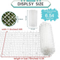 Zopeal 6.5ft Cat Repellent Mat with 8 Ground Stakes 8 Zip Ties, Spikes Deterrent Mat Keep Dog Off Couch for Indoor Outdoor Keep Pet Off Yard Garden, 79 x 12 Inch/1 Roll