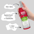 Nature's Miracle Cat Pet Block Repellent Spray, for Indoor Training, 8 oz