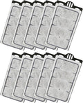 Moonorange 10 Pack Auqarium Filter Replacement Plates, Turtle Tank Filter Sponges, Suitable for 3.5W 280L/H Low-Water Fi