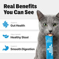 Cat Probiotics – Lickable Digestive Health Supplement – Multi-biotics for Digestion & Gut Support, Diarrhea, Constipation & Gas – Daily for Cats, Chicken Flavor, 30 Tubes