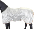 BARN & STABLE Breathable and UV Protective Tear-Resistant Mesh Horse Fly Sheet Comfy Equine Summer Sheet with Removable 