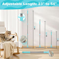 Vivifying Carpet Rake Pet Hair Remover Set, 56" Handle + 2 Handheld Tools