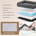 EHEYCIGA Orthopedic XL Dog Bed 42x30 Inch, Memory Foam Dog Couch