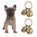 Styquenzer Copper Bell for Dog Collar, 4 PCS Brass Dog Bells Extra Loud Collar Bell for Pet Tracking Anti Lost Training Pets Pendant Accessories Anti Theft Bells for Little Dogs & Cats