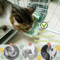 35oz Hanging Automatic Rabbit Water Dispenser, Cage Water Bottle Auto Gravity Pet Water Station for Small Animals, Puppy