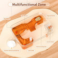 Clear Hamster Cage with External Bath, Dwarf Habitat