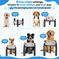 Aystkniet Dog Bowl Stand, Elevated Dog Bowl Holder Raised Dish(Stand Only)