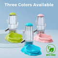 Vannon 2-in-1 Hamster Water Bottle & Food Feeder, 4.6oz/130ml Top-Fill Small Animal Cage Water Dispenser & Food Dish, BP