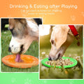 Nobleza 2 Pack Dog Flying Disc, 8in Interactive Flyer Dog Toys for Small Medium Large Dogs to Fetch, Durable Outdoor Dog