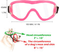 Small Dog Sunglasses with Adjustable Strap UV Protection, Winproof Puppy Sunglasses, Suitable for Dogs Eyes Protection，S