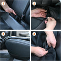 Amazon Basics Waterproof Dog Car Seat Cover, Scratch Proof Protector for Pet, Car Back Bench, 56 x 47 inch, Black
