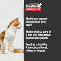 PureBites +Heart & Eyes Squeezable for Cats, 2.5 oz, Case of 15