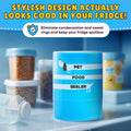 Yellow Hydrant The Original Canned Dog Food Storage Container Patent Pending Reusable Airtight Can Cover Pet Food Sealer - Keeps Dog Food Can Fresh in the Fridge, Eliminates Odor, Easy to Use