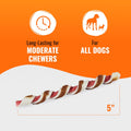 GOOD 'N' FUN Twists Long-Lasting Dog Treat with Real Bully, 12 Count