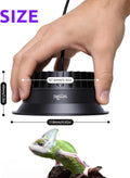 SEAOURA UVB Light for Reptiles with Dimming (Black)