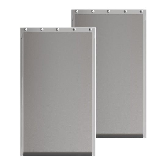 2PACK Large Dog Door Replacement Flaps with Screws - Pet Door Replacement Flap Compatible with Petsafe Freedom Doggie Doors Replacement Flaps PAC11-11039 10 1/8" X 16 7/8", Flexible, No Warped