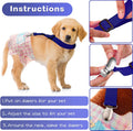 Nuanchu 2 Pcs Dog Suspenders for Diapers Female Male Pet Diaper Harness, M