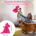 Letsmeet Dog Toys for Large Plush Dog Chew Toy with Squeaker and Crinkle Paper, Interactive Puppy Toys to Reduce Boredom