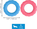 KONG Puppy Tires, Natural Rubber Teething Toy, for Small Puppies