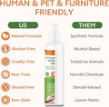 Cat Deterrent Spray, Natural No Scratch Spray for Cats, 6.76 OZ