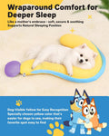Dog Calming Pillow – Soft Plush Cat Body Pillows for Small/Medium/Large Dogs, Cozy Cotton-Filled Dog Neck Pillow, Cute D