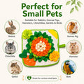 Rabbit Foraging Mat Interactive Bunny Snuffle Mat for Small Animals