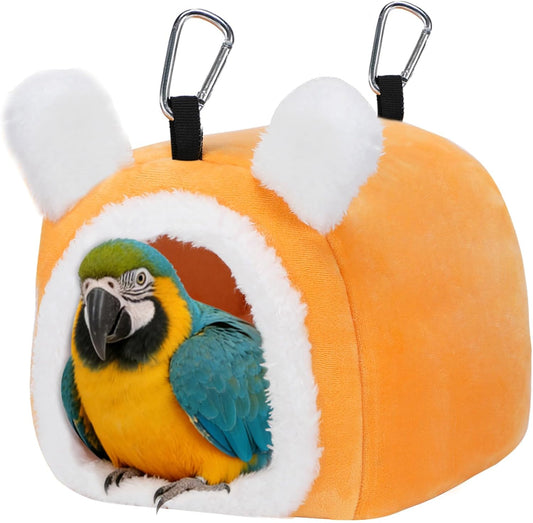 MEWTOGO Large Winter Stable Warm Bird Nest House for Cage Accessories
