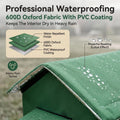 Outdoor Cat House All-Season Weatherproof Insulated Feral Cat Shelter, Large Portable Tent for Stray Cats, Windproof & W