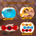 Retro Shaw Halloween Cat Toys for Indoor Cats, Crinkle Catnip Toys 3 Pack