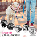 HIGO Dog Head Collar, Adjustable Head Collar for Dogs, No Pulling Head Halter, Training Nose Leash, 3 Pattern Muzzle Lea