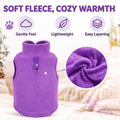 Satinior 4 Pcs Stretch Fleece Dog Sweater