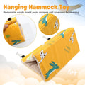 Rypet Bird Bed for Cage Warm Bird Hammock Nest House Large Parrot, Yellow M