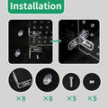 Aquarium Fish Tank Divider Acrylic Isolation Grid Board with Suction Cups Included Clear Fish Separator Transparent Plat