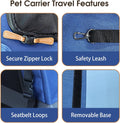 Large Cat Carrier Soft Sided, Expandable Portable Small Dog Carrier, 19.7"x13.8"x13.8" Car Travel Folding Comfortable De