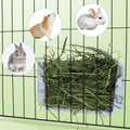 Hypeety Rabbit Hay Feeder Automatic Hay Rack for Guinea Pigs, Blue