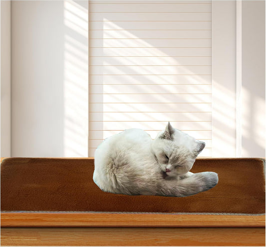 Soft Cat Window Sill Dog Pad Perch,Fluffy Windowsill Dog Pet Mat Pillow Seat Bed, Cat Pet Cushion for Window Sill Mat (C