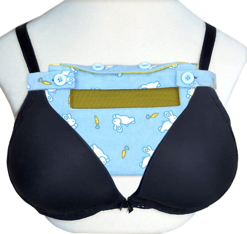 Sugar Glider Bra Bonding Pouch with Mesh Window Bra Bag for Gliders Ferret Rat Small Pets