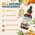 Flea and Tick Prevention for Cats and Dogs, Drops with Probiotics & Vitamin