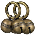 Chyobo Dog Bells for Pet Tracking, 4 Extra Loud Dog and Cat Bells for Collar,Copper Bells with Quick Clips