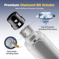 YGGDRA Dog Nail Grinder Upgraded - Professional 2-Speed Super Quiet and Low Vibration Electric Pet Nail Grinder with LED Lights - Painless Paws Grooming & Smoothing for Small to Large Dogs