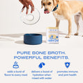 Native Pet Bone Broth for Dogs and Cats - Chicken Bone Broth Powder Dog Food Toppers for Picky Eaters - Provides Extra N