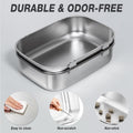 Triple Pan Stainless Steel Sifting Cat Litter Box