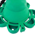Clover - Horse Toy Ball - Green Treat Puzzle, Hang from Stalls & Paddocks, Fill Ring w/Carrots-Hay-Treats, Durable Rubbe