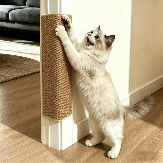 Door & Wall Corner Cat Scratcher, 19.68x7.8 Inch Scratch Pad for Cats, Corner Scratchers for Indoor Cats