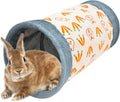 Guinea-Pig Rabbit Tunnel-Tube Toys - Bunny Hamster Hideout Small Animal Activity Tunnels Hideaway Accessoies for Dwarf R